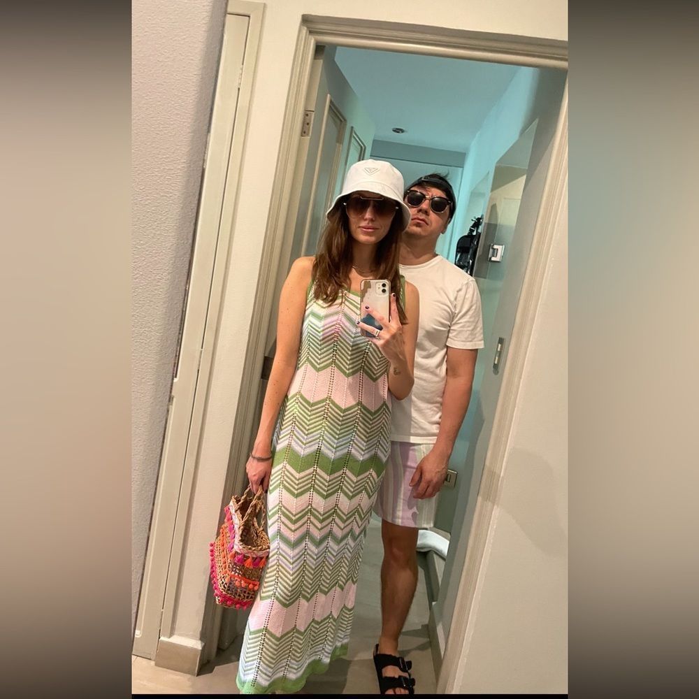 Crochet dress cover up